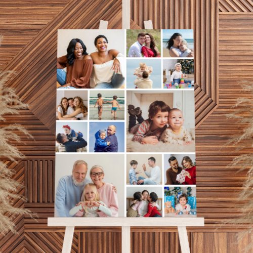Create Your Own 15 Photo Collage Foam Board