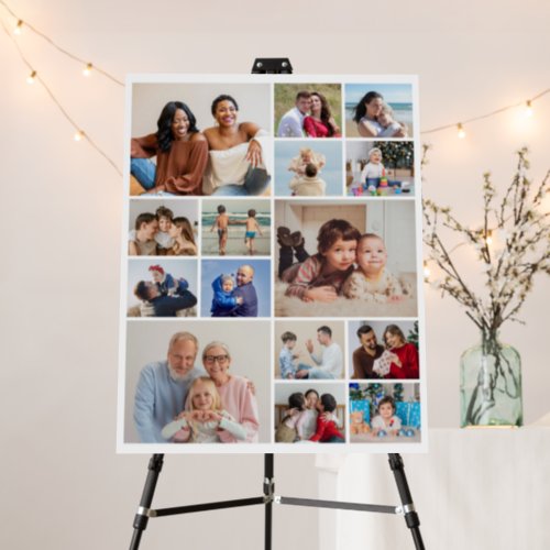 Create Your Own 15 Photo Collage Foam Board