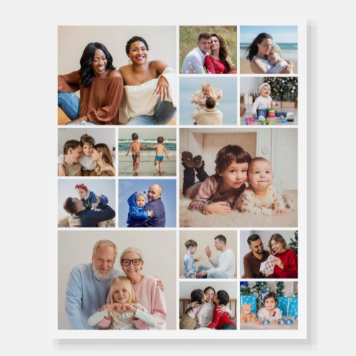 Create Your Own 15 Photo Collage Foam Board