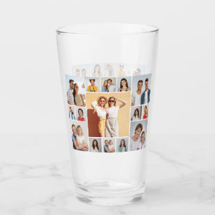 Create Your Own 15 Photo Collage Glass