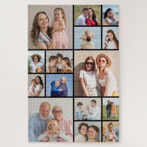 Create Your Own 15 Photo Collage Jigsaw Puzzle