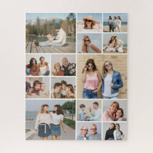 Create Your Own 15 Photo Collage Jigsaw Puzzle