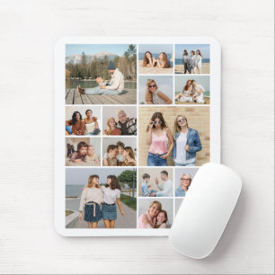 Create Your Own 15 Photo Collage Mouse Pad