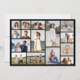Create Your Own 15 Photo Collage  Note Card