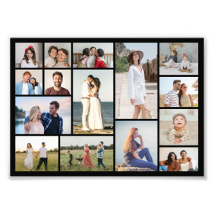 Create Your Own 15 Photo Collage Photo Enlargement Print