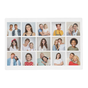 Create Your Own 15 Photo Collage Placemat
