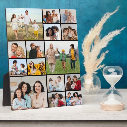 Create Your Own 15 Photo Collage Plaque