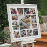 Create Your Own 15 Photo Collage Poster<br><div class="desc">Create a 15 photo collage square poster using this simple family picture template,  it's so easy to replace with your own special memories!</div>