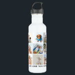 Create Your Own 15 Sqaure Photo Collage Stainless Steel Water Bottle<br><div class="desc">Create your own water bottle,  featuring 15 square photos of your choice that can easily be downloaded from your phone or computer,  and a simple text template that can be customized. Makes a great unique gift for yourself,  friend or family member.</div>