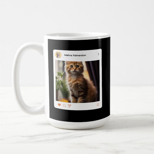 Create Your Own 15oz Two Tone Coffee Mug (Left)