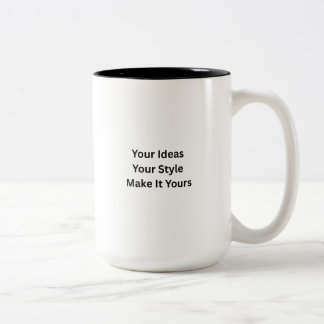Create Your Own 15oz Two Tone Coffee Mug