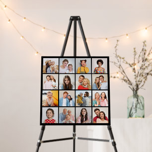 Create Your Own 16 Photo Collage Foam Board