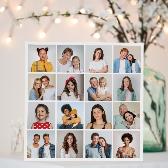 Create Your Own 16 Photo Collage Foam Board (In Situ (Wedding))