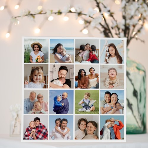 Create Your Own 16 Photo Collage Foam Board
