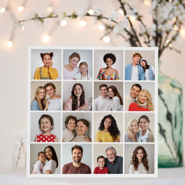Create Your Own 16 Photo Collage Foam Board (In Situ (Wedding))