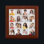 Create Your Own 16 Photo Collage Gift Box<br><div class="desc">Create your own 16 Photo Collage for Christmas, Birthdays, Weddings, Anniversaries, Graduations, Father's Day, Mother's Day or any other Special Occasion, with our easy-to-use design tool. Add your favorite photos of friends, family, vacations, hobbies and pets and you'll have a stunning, one-of-a-kind photo collage. Our custom photo collage is perfect...</div>