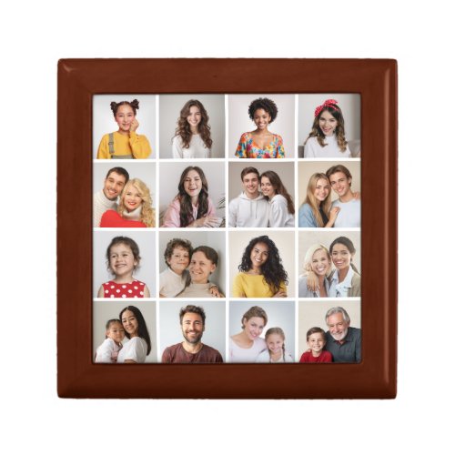 Create Your Own 16 Photo Collage Gift Box