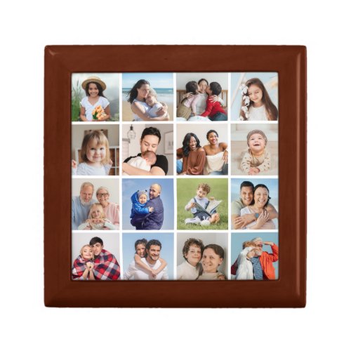 Create Your Own 16 Photo Collage Gift Box