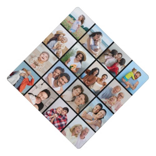 Create Your Own 16 Photo Collage  Graduation Cap Topper