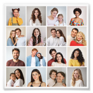 Create Your Own 16 Photo Collage Photo Enlargement Print
