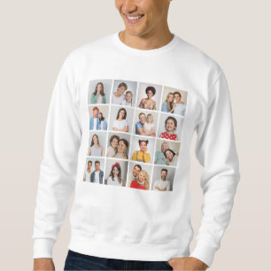 Create Your Own 16 Photo Collage Sweatshirt