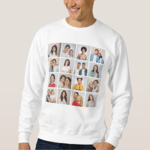 Create Your Own 16 Photo Collage Sweatshirt