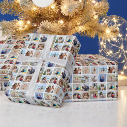 Create Your Own 16 Photo Collage  Wrapping Paper