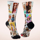Create Your Own 16 Photo Picture Custom Socks<br><div class="desc">Create Your Own 16 Photo Picture Custom Socks perfect photo gifts for family and friends for birthday,  Christmas,  holidays,  weddings,  Father's Day,  Mother's Day and more,  simply add your own photo to the template. Designed by ©2025 Evco Studio www.zazzle.com/store/evcostudio</div>