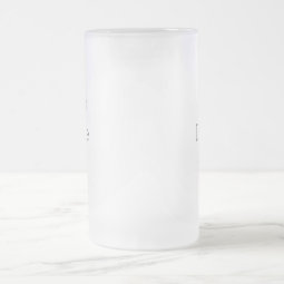 Create Your Own 16oz Frosted Glass Beer Mug | Zazzle