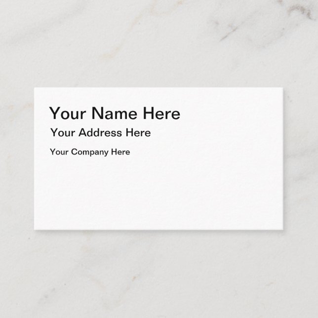 Standard, 3.5" x 2.0" Business Card (Front)