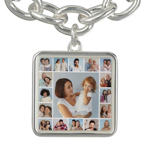 Create Your Own 17 Photo Collage Bracelet