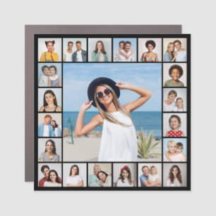 Create Your Own 17 Photo Collage Car Magnet
