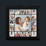 Create Your Own 17 Photo Collage Wood Keepsake Box<br><div class="desc">Create your own 17 Photo Collage for Christmas, Birthdays, Weddings, Anniversaries, Graduations, Father's Day, Mother's Day or any other Special Occasion, with our easy-to-use design tool. Add your favorite photos of friends, family, vacations, hobbies and pets and you'll have a stunning, one-of-a-kind photo collage. Our custom photo collage is perfect...</div>