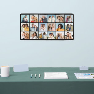 Create Your Own 18 Photo Collage Banner