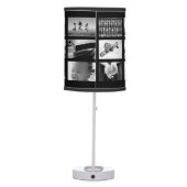 Create-Your-Own 18-Photo Collage Design Lamp Shade (Back)