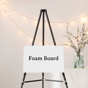 Create Your Own 18" x 12" Round Foam Board