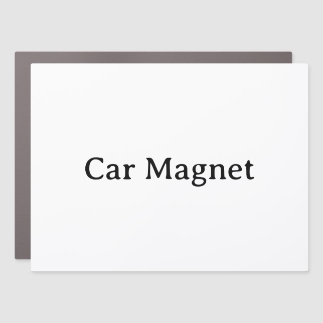 Create Your Own 18" X 24" Rectangle Rounded Car Magnet (Front)