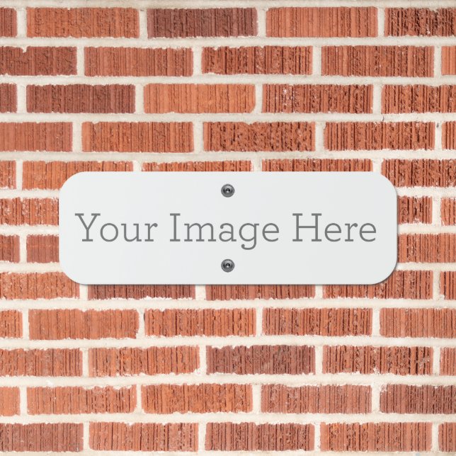 Non Reflective 18" x 6" Street Sign Parking Sign (In Situ(Brick))