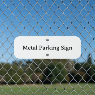Create Your Own 18" x 6" Street Metal Parking Sign