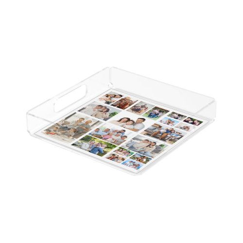 Create Your Own 19 Photo Collage  Acrylic Tray