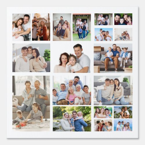 Create Your Own 19 Photo Collage  Sign
