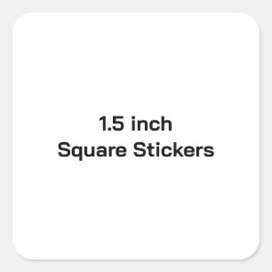 Create Your Own 1.5 inch Matte Square Sticker