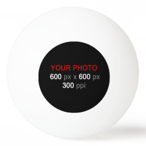 Create Your Own 1 Photo Custom Ping Pong Ball