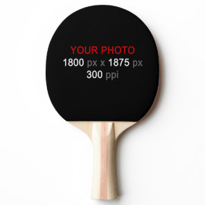 Create Your Own 1 Photo Custom Ping Pong Paddle