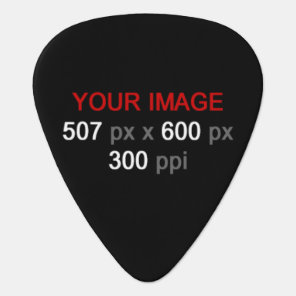 Create Your Own 1 Photo Custom Round Guitar Pick