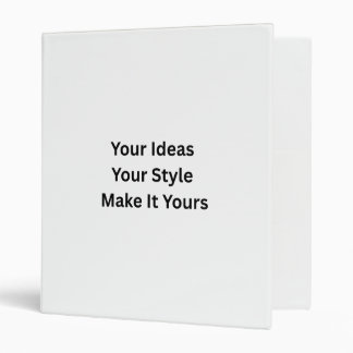Create Your Own 1 Touch™ EZD™ Rings Binder
