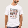 Create Your Own 1st Father's Day 8 Photo Collage T-Shirt