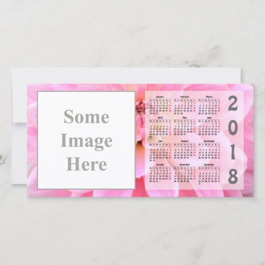 Create your own 2018 Calendar Photo Card (Front)