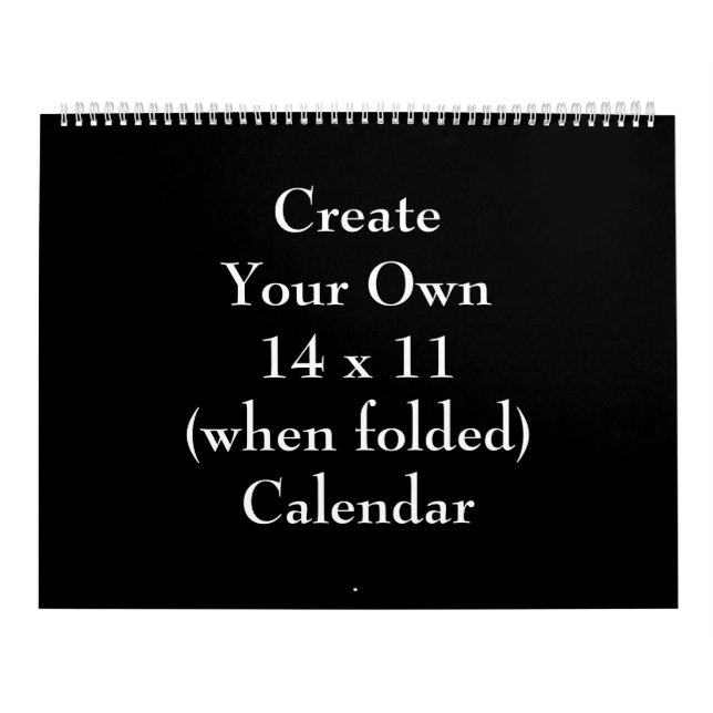 Create Your Own ~ 2020 Calendar (Cover)