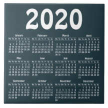 Create your own 2020 calendar